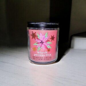 Blush Poinsettia Single Candle by Bath & Body Works